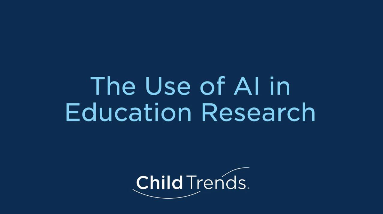 screenshot from the Use of AI in Education Research video